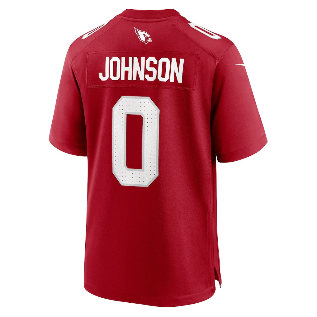 Davalo A.Cardinals #0 Will Johnson Cardinal Team Game Jersey