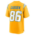 Davalo LA.Chargers #86 Oronde Gadsden Gold Alternate Charger Power Game Jersey