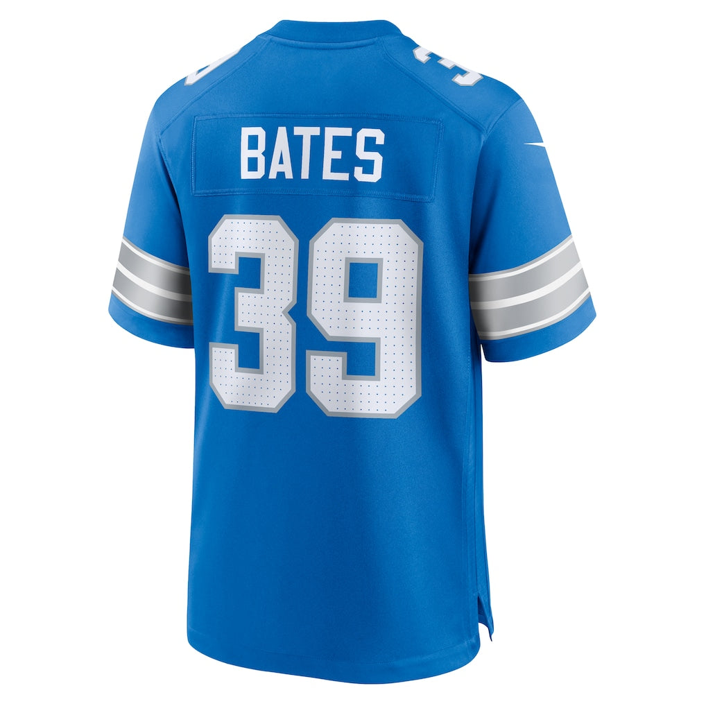 Davalo D.Lions #39 Jake Bates Blue Team Game Jersey