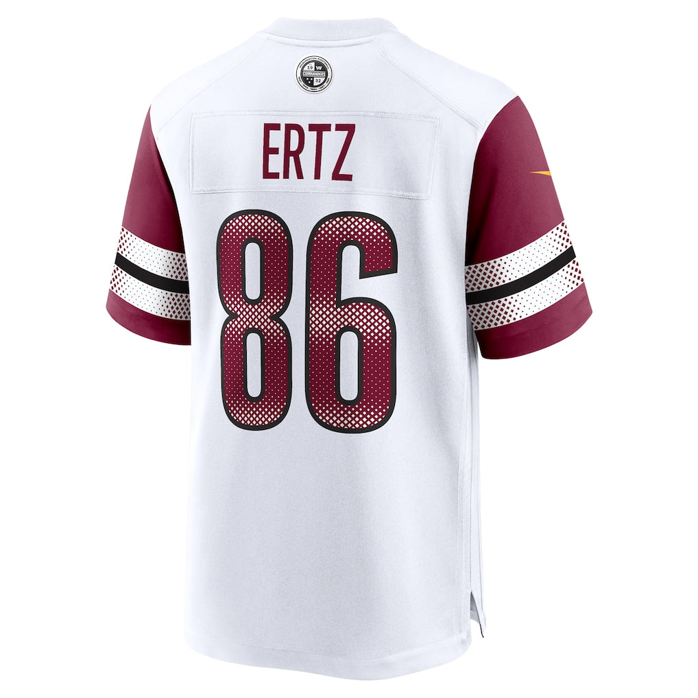 Davalo W.Commanders #86 Zach Ertz White Game Jersey