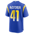 Davalo LA.Rams #41 Cameron McCutcheon Royal Game Jersey