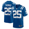 Davalo IN.Colts #25 Rodney Thomas Royal Player Game Jersey