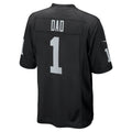 Davalo LV.Raiders #1 Dad Black Game Jersey