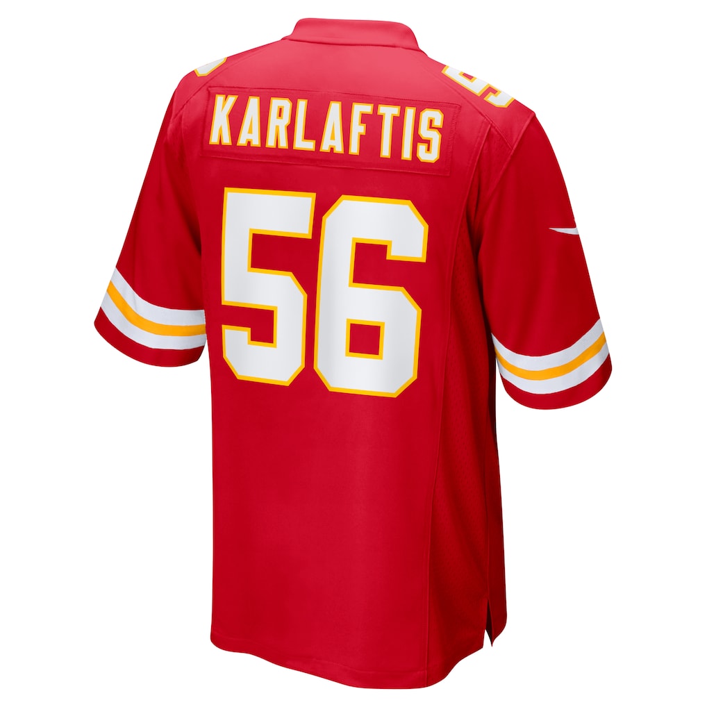 Davalo KC.Chiefs #56 George Karlaftis Red Player Game Jersey
