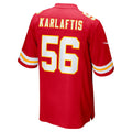 Davalo KC.Chiefs #56 George Karlaftis Red Player Game Jersey