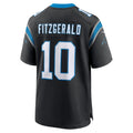 Davalo C.Panthers #10 Ryan Fitzgerald Black Team Game Jersey