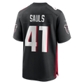 Davalo A.Falcons #41 Ben Sauls Black Team Game Jersey