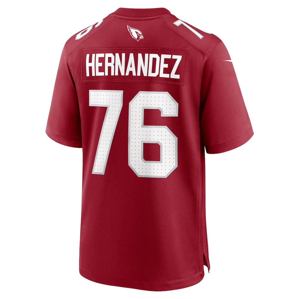 Davalo A.Cardinals #76 Will Hernandez Cardinal Team Game Jersey