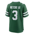 Davalo NY.Jets #3 John Metchie III Legacy Green Team Game Jersey