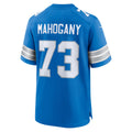 Davalo D.Lions #73 Christian Mahogany Blue Team Game Jersey