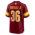 Davalo W.Commanders #36 Chris Rodriguez Jr. Burgundy Team Game Jersey