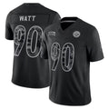 Davalo P.Steelers #90 T.J. Watt Player Black Limited 2026 Salute to Service Home Game Stitched Jerseys