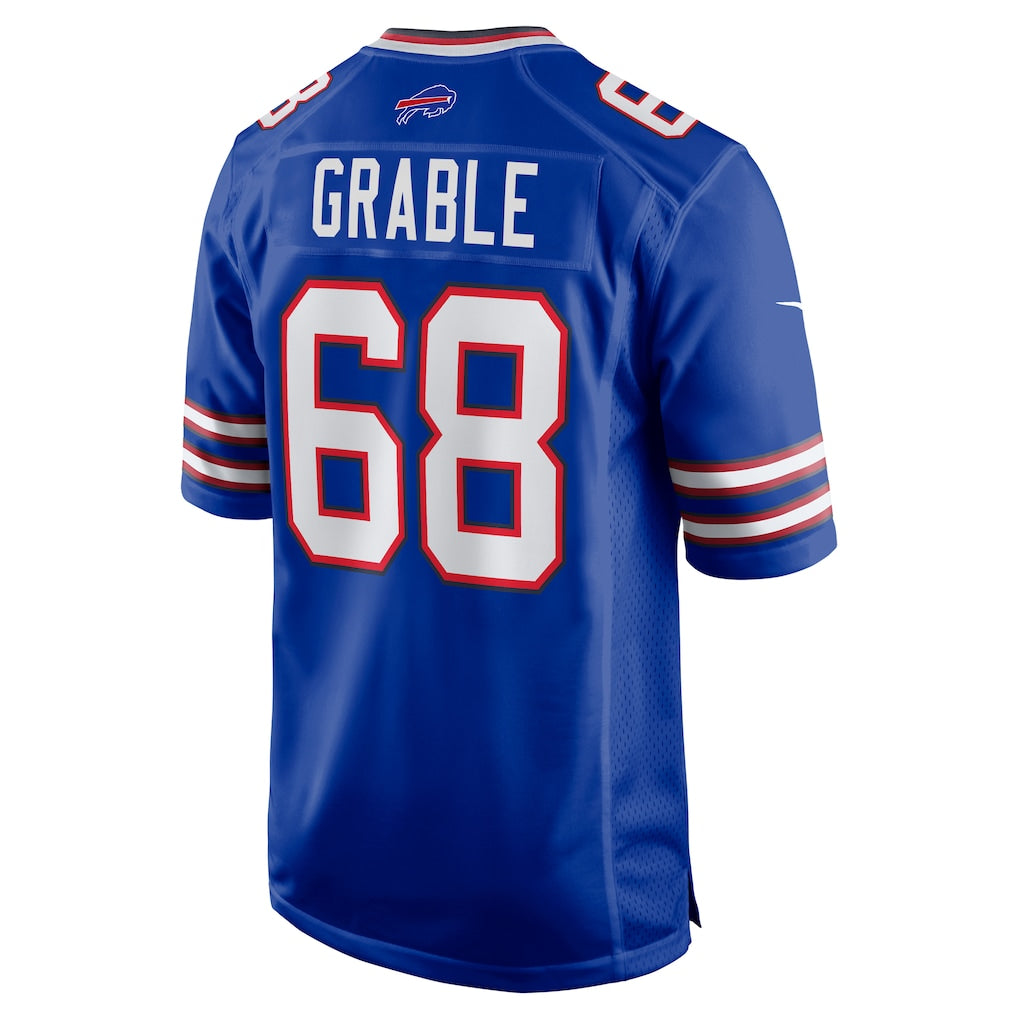 Davalo B.Bills #68 Tylan Grable Royal Game Jersey