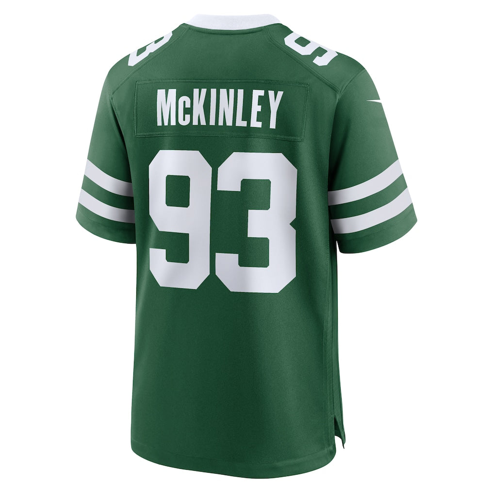 Davalo NY.Jets #93 Takk McKinley Legacy Green Team Game Jersey