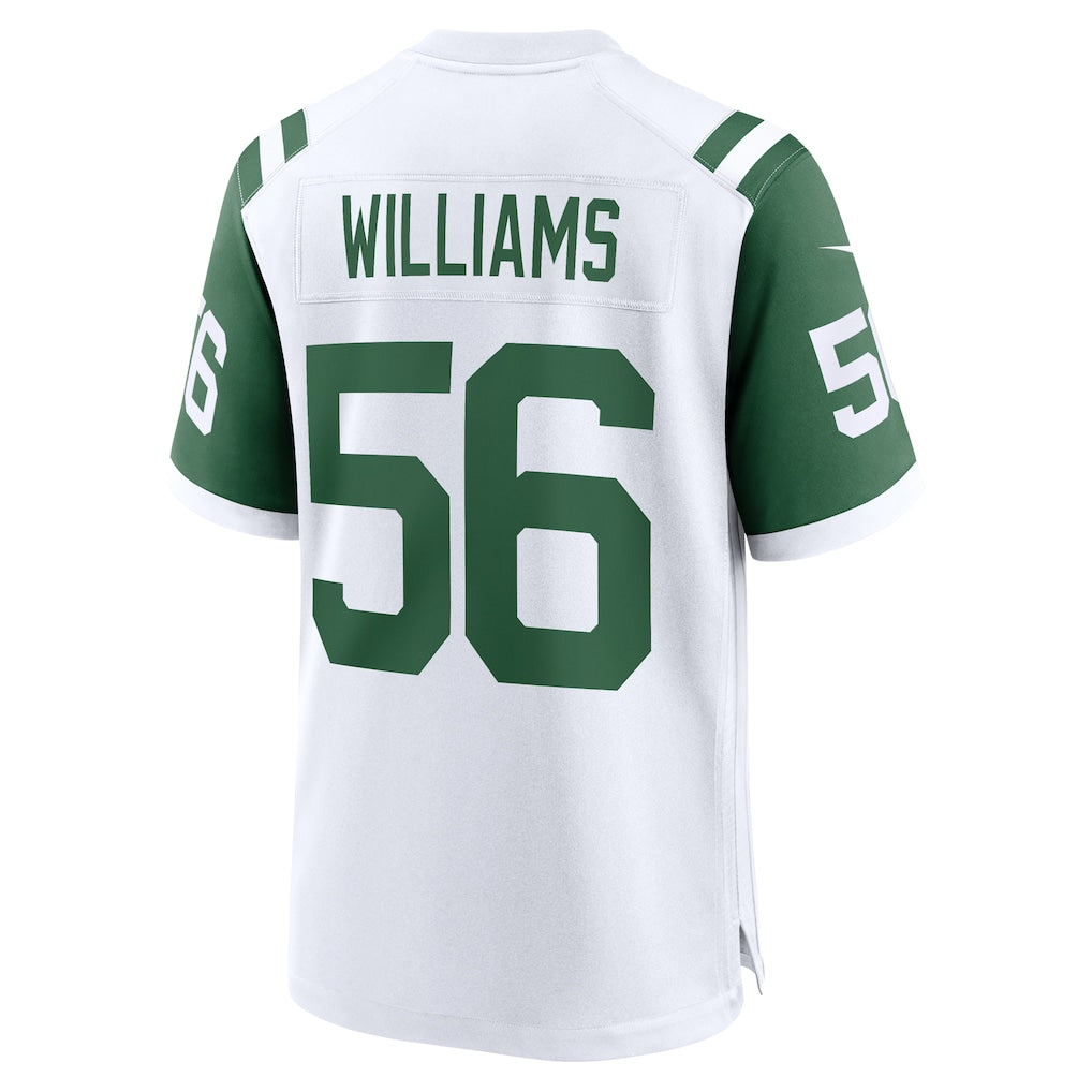 Davalo NY.Jets #56 Quincy Williams White Alternate Game Jersey