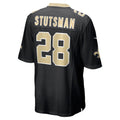 Davalo NO.Saints #28 Danny Stutsman Black Team Game Jersey