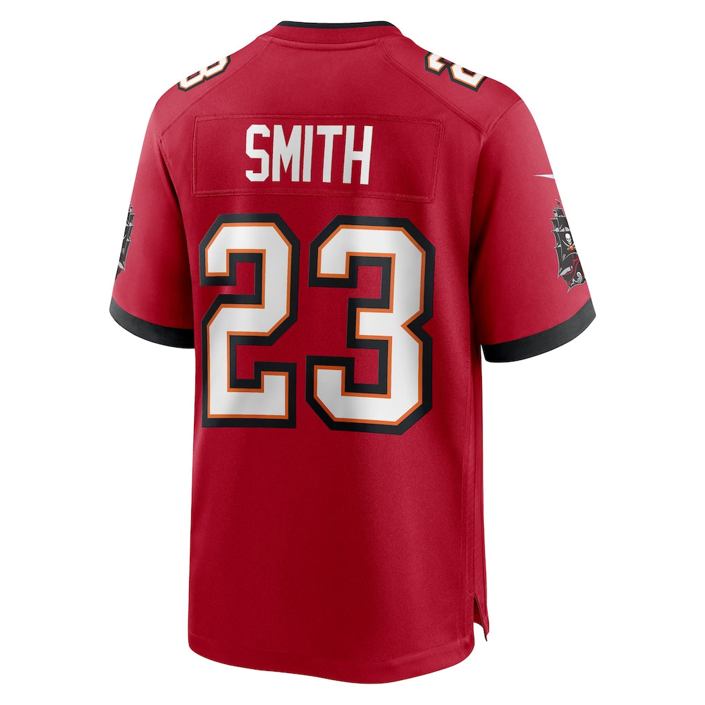 Davalo TB.Buccaneers #23 Tykee Smith Red Game Jersey