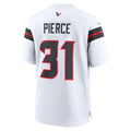 Davalo H.Texans #31 Dameon Pierce White Game Jersey