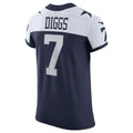 Davalo D.Cowboys #7 Trevon Diggs Navy Alternate Vapor Elite Jersey
