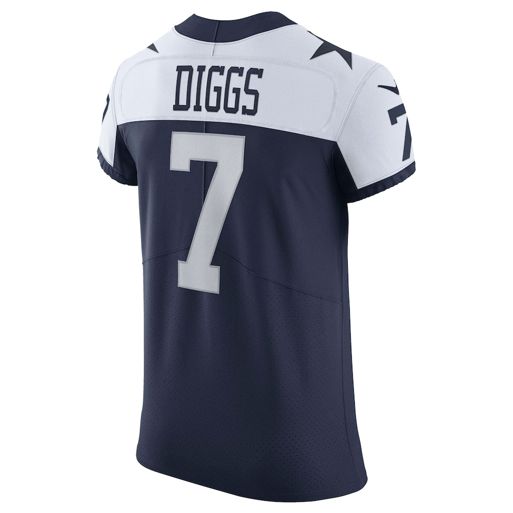 Davalo D.Cowboys #7 Trevon Diggs Navy Alternate Vapor Elite Jersey