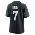 Davalo NY.Jets #7 Justin Fields Stealth Black Game Jersey