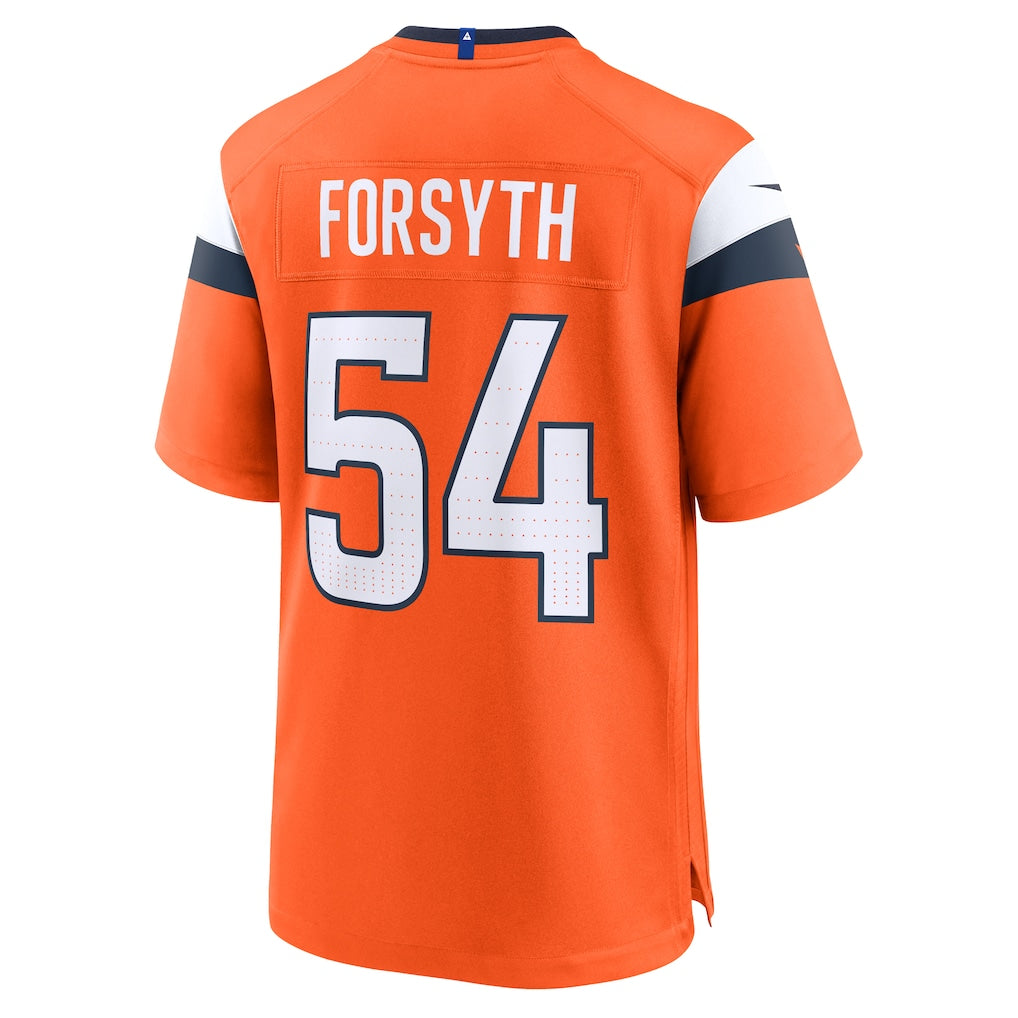 Davalo D.Broncos #54 Alex Forsyth Orange Team Game Jersey