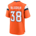 Davalo D.Broncos #38 Jaleel McLaughlin Orange Alternate Game Jersey
