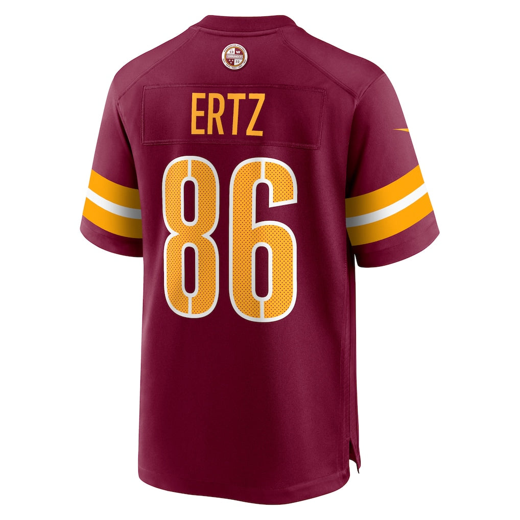 Davalo W.Commanders #86 Zach Ertz Burgundy Game Jersey