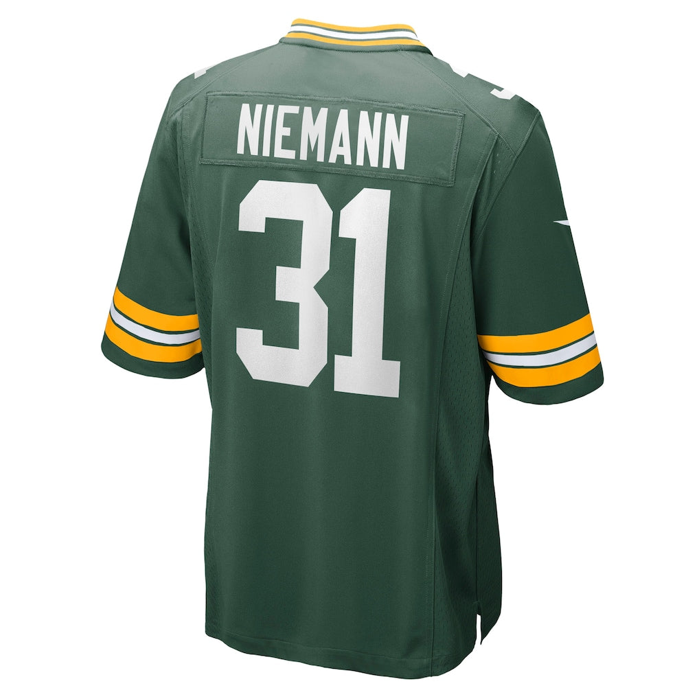 Davalo GB.Packers #31 Nick Niemann Green Team Game Jersey