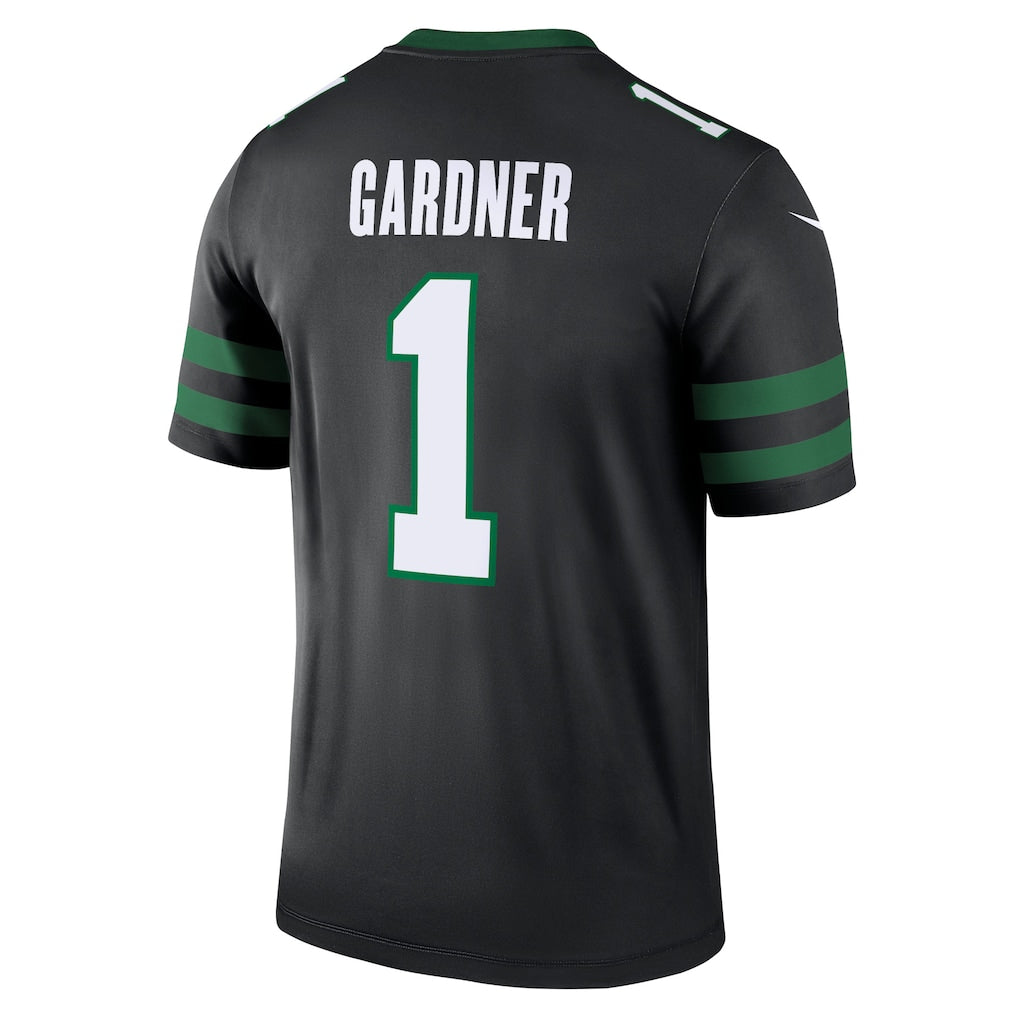 Davalo NY.Jets #1 Ahmad Sauce Gardner Black Legend Player Performance Top Jersey