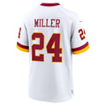 Davalo W.Commanders #24 Von Miller White Alternate 2 Super Bowl Era Game Jersey