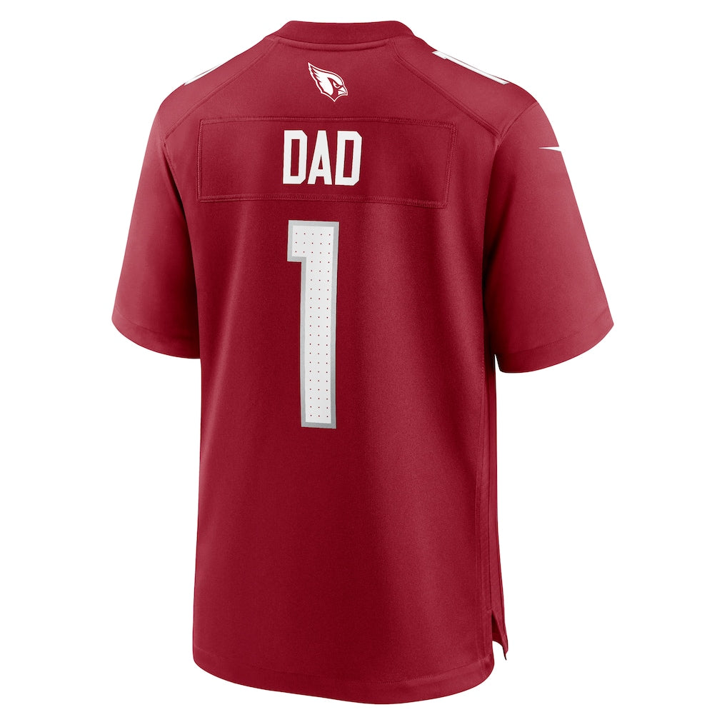 Davalo A.Cardinals #1 Dad Cardinal Team Game Jersey