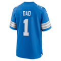 Davalo D.Lions #1 Dad Blue Game Jersey