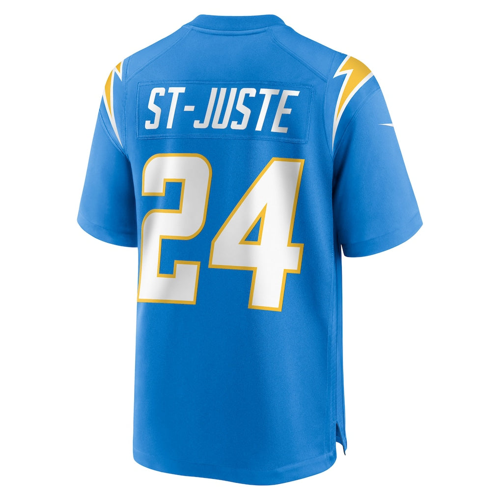 Davalo LA.Chargers #24 Benjamin St-Juste Powder Blue Team Game Jersey