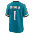Davalo J.Jaguars #1 Travis Etienne Jr Teal Prowler Throwback Player Game Jersey