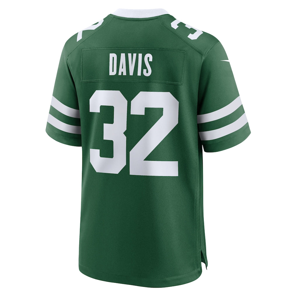 Davalo NY.Jets #32 Isaiah Davis Legacy Green Team Game Jersey