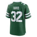 Davalo NY.Jets #32 Isaiah Davis Legacy Green Team Game Jersey