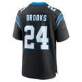 Davalo C.Panthers #24 Jonathon Brooks Black Game Jersey