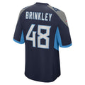 Davalo T.Titans #48 Beau Brinkley Navy Game Jersey