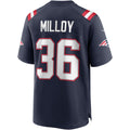 Davalo NE.Patriots #36 Lawyer Milloy Navy Game Retired Player Jersey