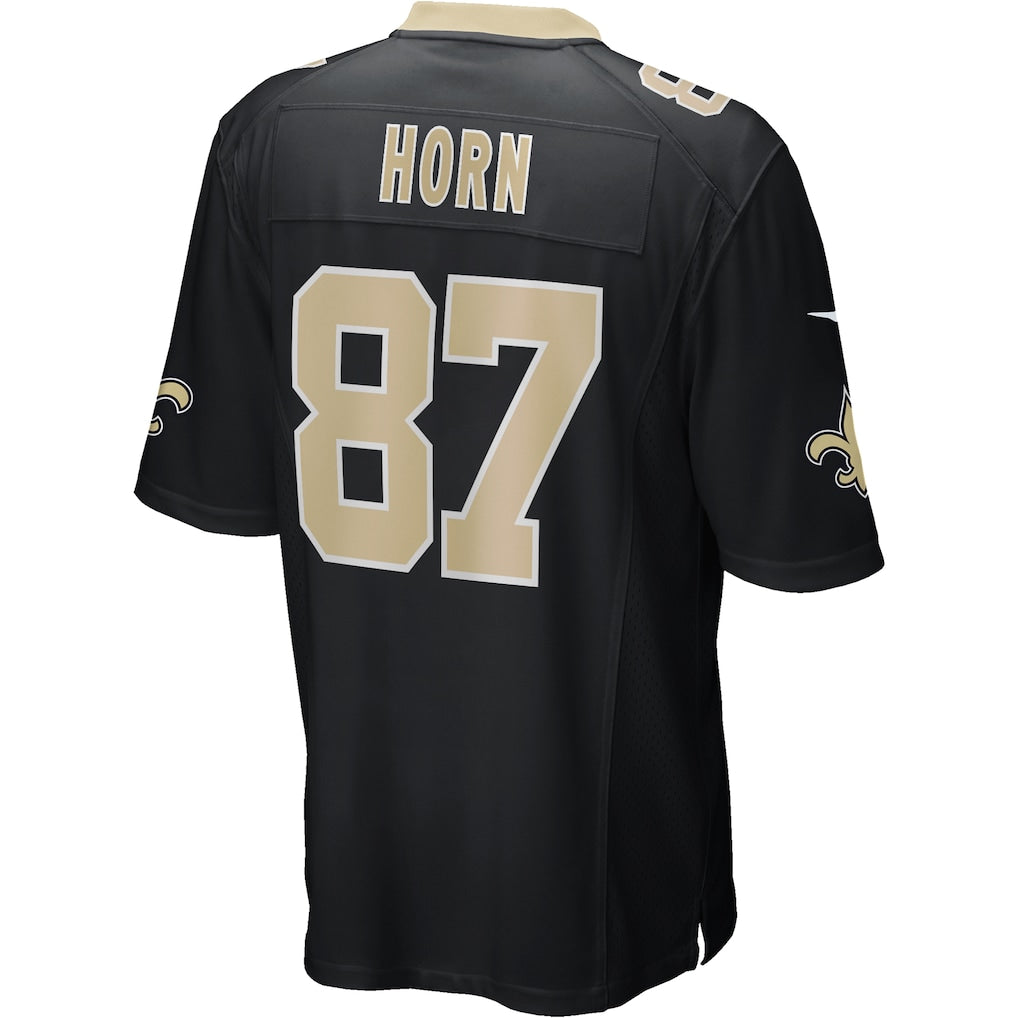 Davalo NO.Saints #87 Joe Horn Black Game Retired Player Jersey