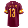 Davalo W.Commanders #13 Emmanuel Forbes Jr. Burgundy Game Jersey