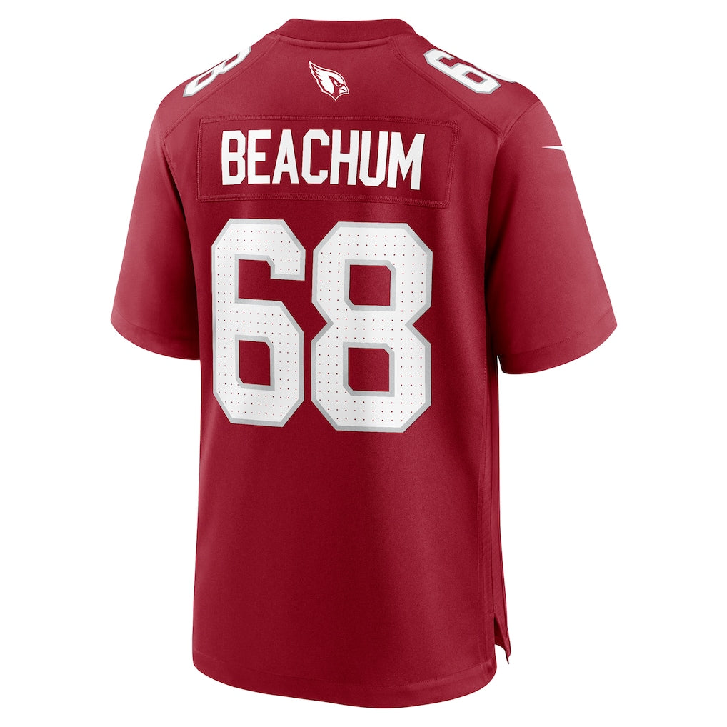 Davalo A.Cardinals #68 Kelvin Beachum Cardinal Team Game Jersey