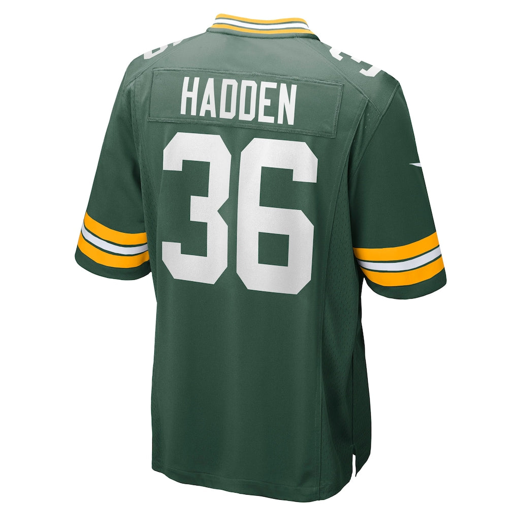 Davalo GB.Packers #36 Kamal Hadden Green Team Game Jersey