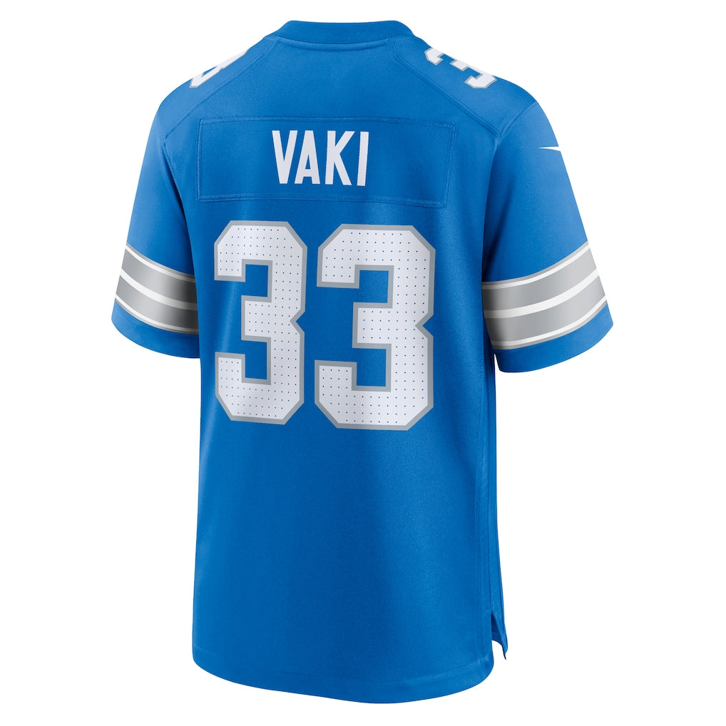 Davalo D.Lions #33 Sione Vaki Blue Team Game Jersey