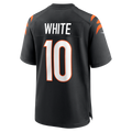 Davalo C.Bengals #10 Mike White Black Team Game Jersey