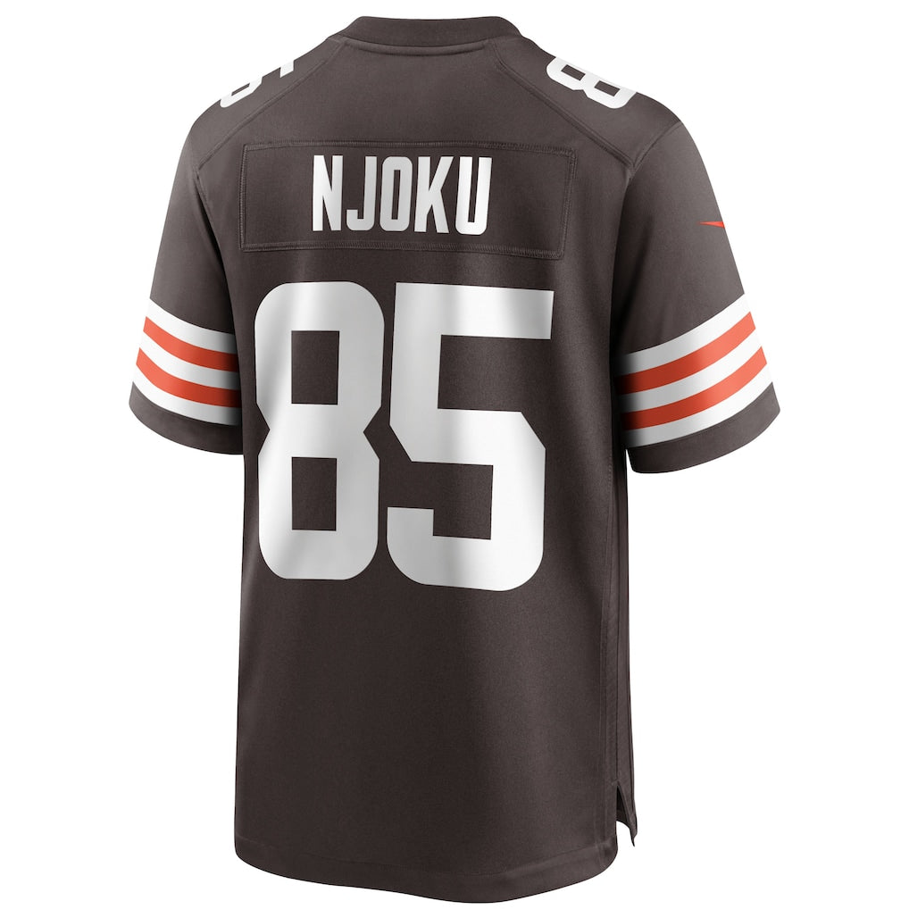 Davalo C.Browns #85 David Njoku Brown Player Game Jersey