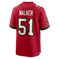 Davalo TB.Buccaneers #51 David Walker Red Team Game Jersey