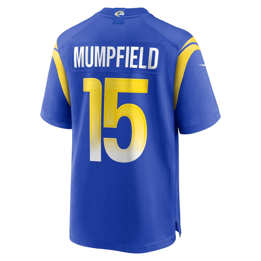Davalo LA.Rams #15 Konata Mumpfield Royal Team Game Jersey