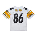 Davalo P.Steelers #86 Hines Ward Mitchell & Ness White 2005 Authentic Throwback Retired Player Jersey